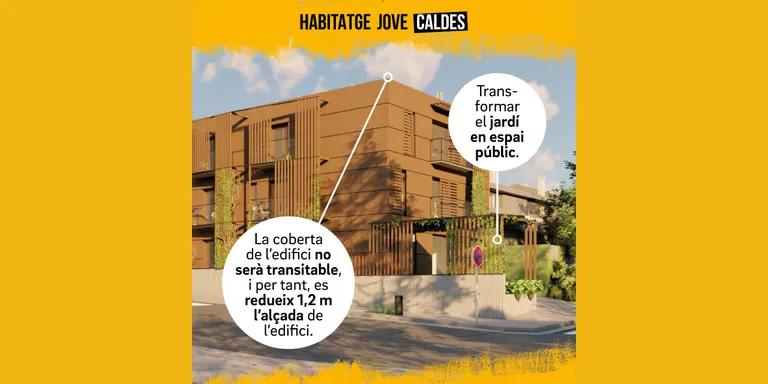 El projecte d’habitatge jove de Caldes, entre els 50 projectes d’arreu del món que opten a una distinció internacional de participació ciutadana