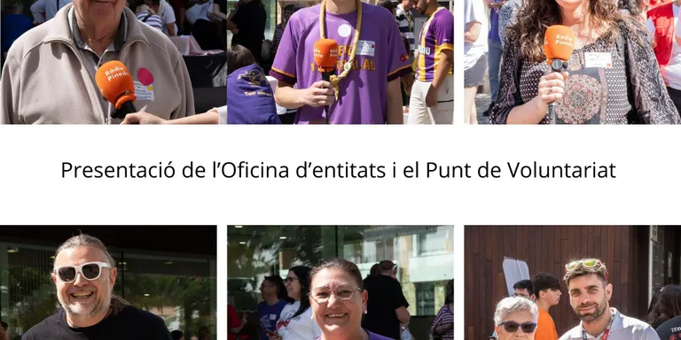 Bona acollida de les entitats de Pineda de l'Oficina d'Entitats i el Punt de Voluntariat