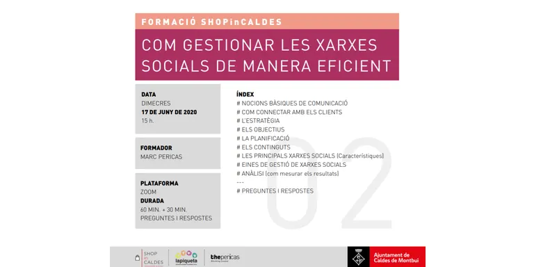 La Taula de Comerç impulsa una proposta formativa sobre les Xarxes Socials