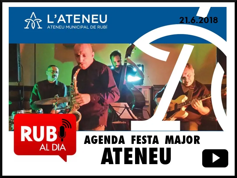 Agenda Ateneu Municipal 21 juny 2018