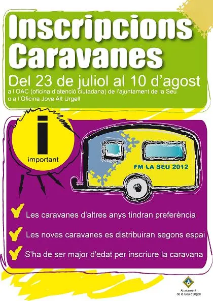 Caravanes - Cartell 2012