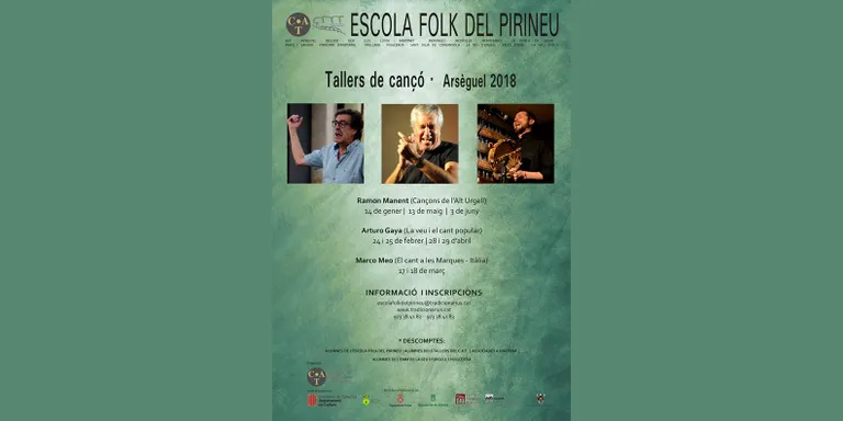 L'Escola Folk del Pirineu programa tres nous tallers de cançó tradicional
