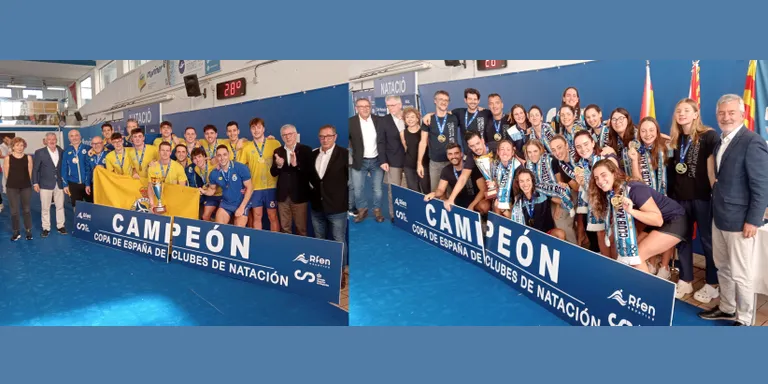El Reial Canoe masculí i el CN Sant Andreu femení es proclamen campions estatals de clubs