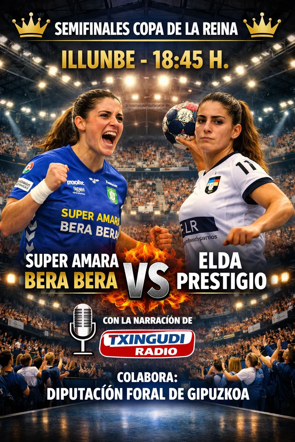 SUPER AMARA BERA BERA BUSCA EL PASE PARA GANAR LA DÉCIMA EN ILLUNBE 18,45 TXINGUDI RADIO