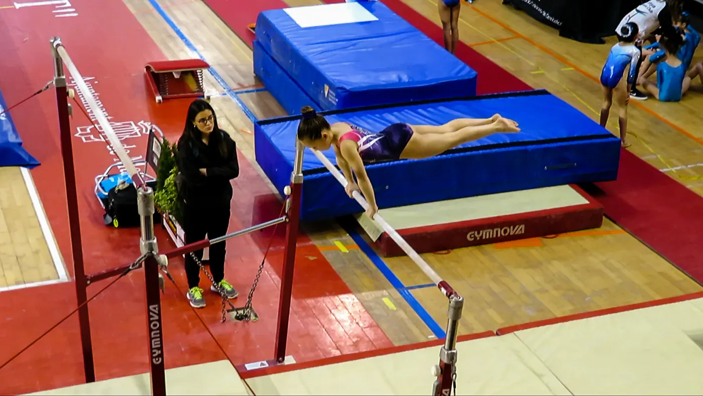 La gimnasta pinedenca Elsa Rosado fa una bona actuació a la 2a fase de la Copa Catalana de GAF