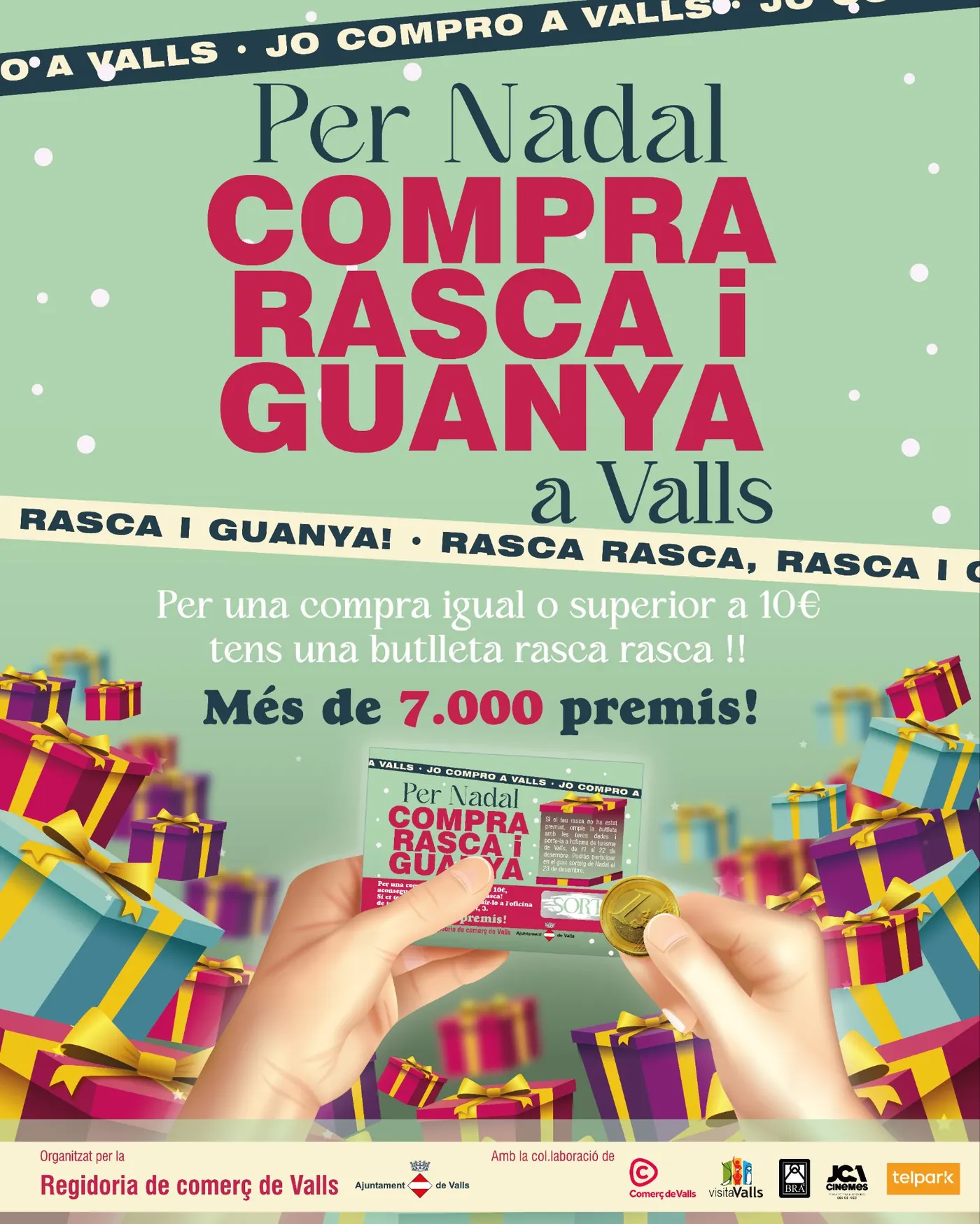 S’allarga la campanya comercial “Aquest Nadal compra a Valls, rasca i guanya”