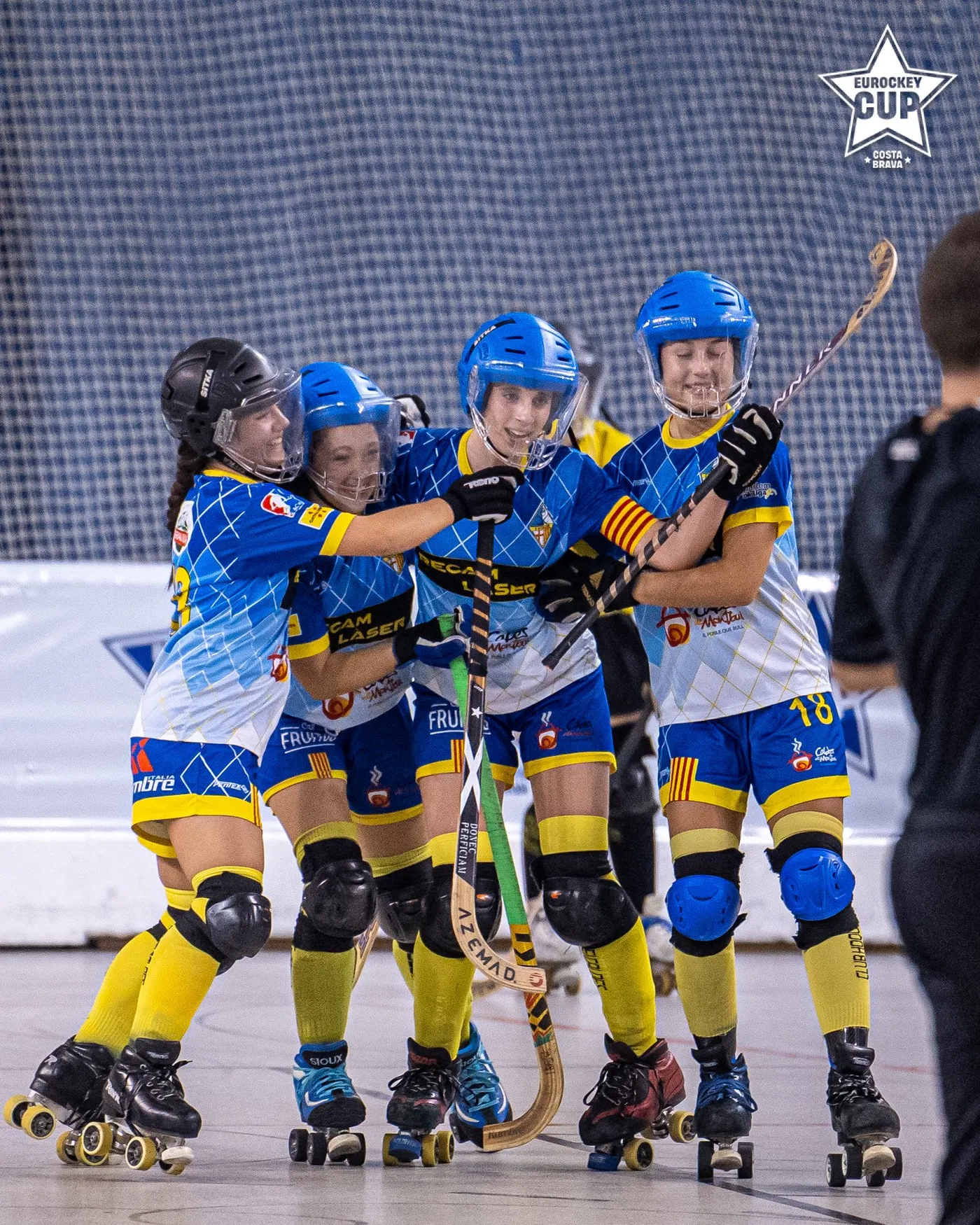 El Recam Làser Caldes femení 15 es queda a les portes de la final de l’Eurockey Cup