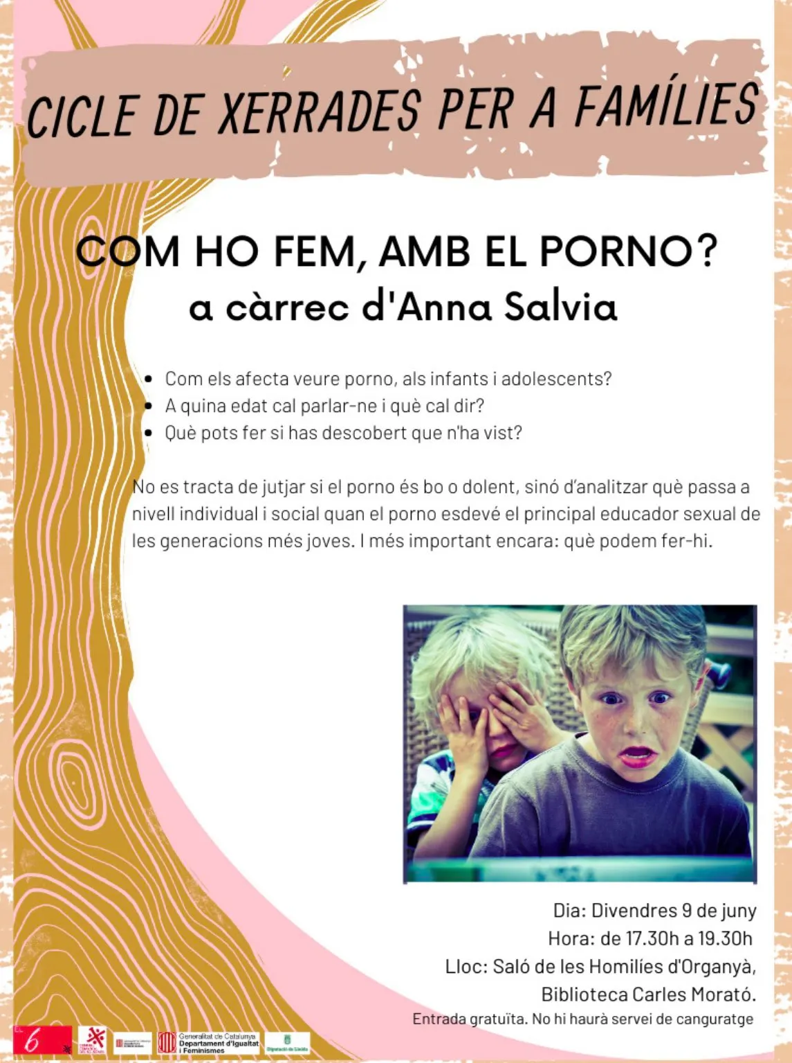 <strong>El SIS tanca el cicle de xerrades per a famílies parlant de "Com ho fem amb el porno?"</strong>