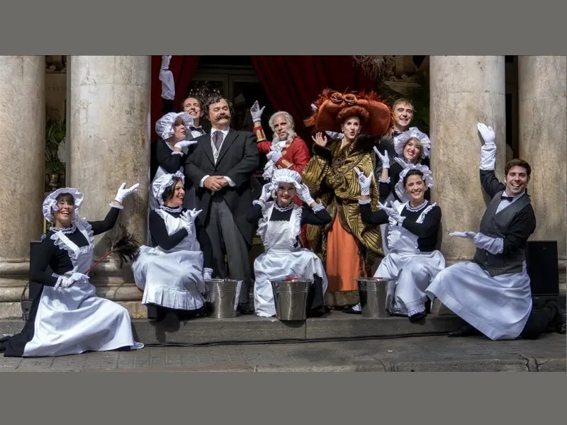 Oriol Burés, a la dreta, en una cita promocional de "Gente bien" (foto: cedida)