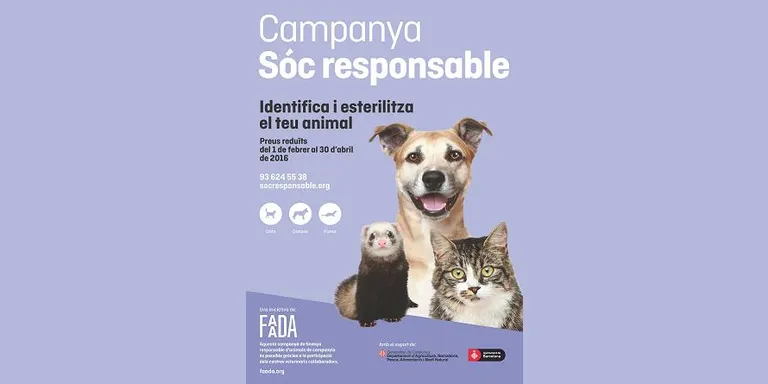L'Ajuntament de la Seu col·labora en la campanya de tinença responsable d'animals de companyia