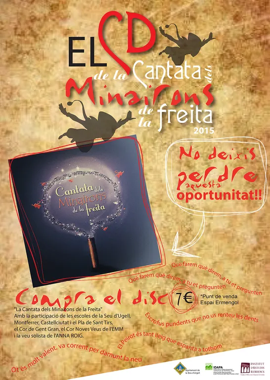 Ja és a la venda el CD 'La cantata dels Minairons de la Freita'