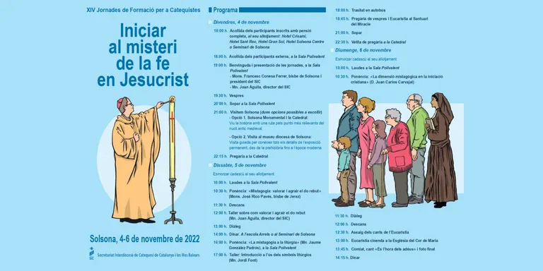 Més de 200 persones participaran aquest cap de setmana a Solsona a les Jornades de Formació per a Catequistes