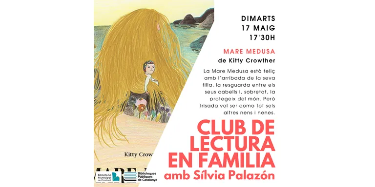 Club de lectura en família avui a la Biblioteca amb "Mare Medusa" de Kitty Crowther
