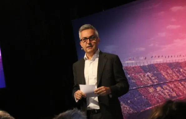 Víctor Font reapareix en un acte d'anàlisi de la situació del FC Barcelona