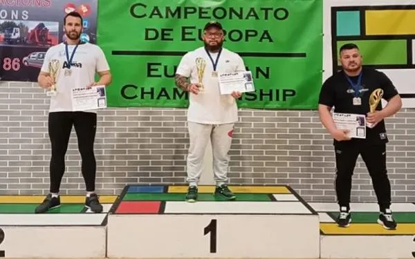 Èric Vicens, subcampió de la categoria Sènior -110 kg en l’Europeu de Press Banca – Resistència