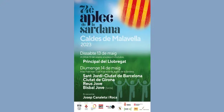 Caldes acull el 74è Aplec de Sardanes amb un homenatge especial