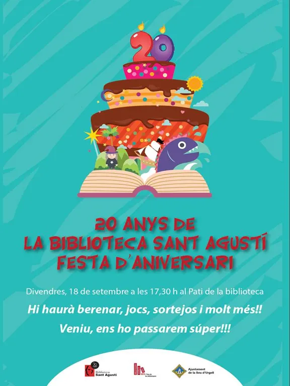 La Biblioteca Sant Agustí de la Seu celebra 20 anys amb una festa d'aniversari