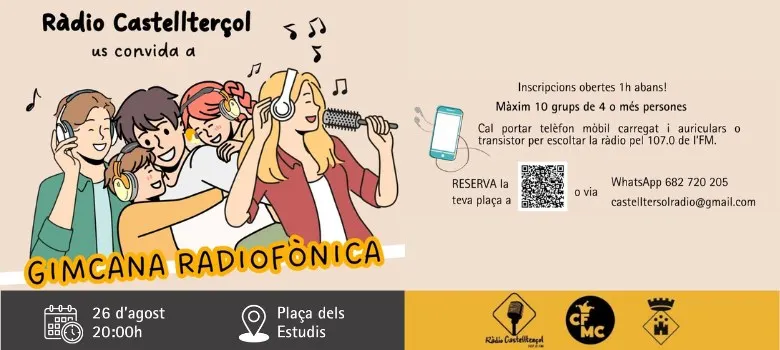 Apunta’t a la Gimcana Radiofònica de Castellterçol