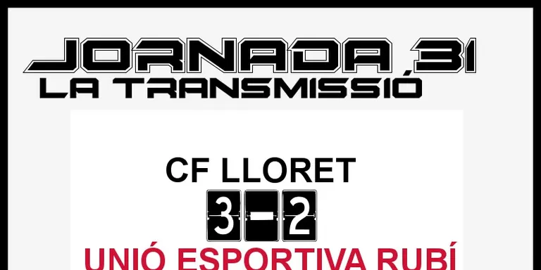 A PEU DE CAMP - JORNADA 31 - UE RUBÍ