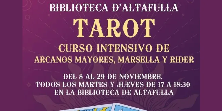 La Biblioteca d’Altafulla ofereix un curs intensiu de tarot aquest novembre