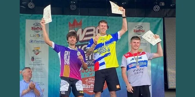 El ciclista Domènec Lladó es proclama subcampió del món de Biketrial