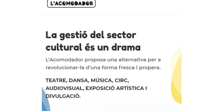 L'actor calderí Ferran Devesa crea lacomodador.cat, un web per connectar artistes de diverses disciplines amb programadors culturals