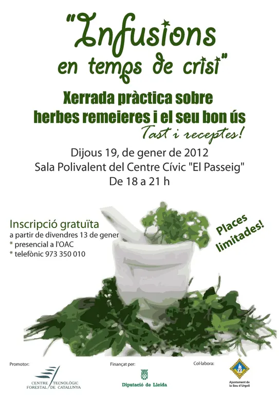 'Infusions en temps de crisi', xerrada pràctica sobre herbes remeieres