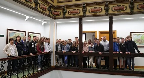 RECEPCIÓN A UN GRUPO DE ESTUDIANTES DE BREST 