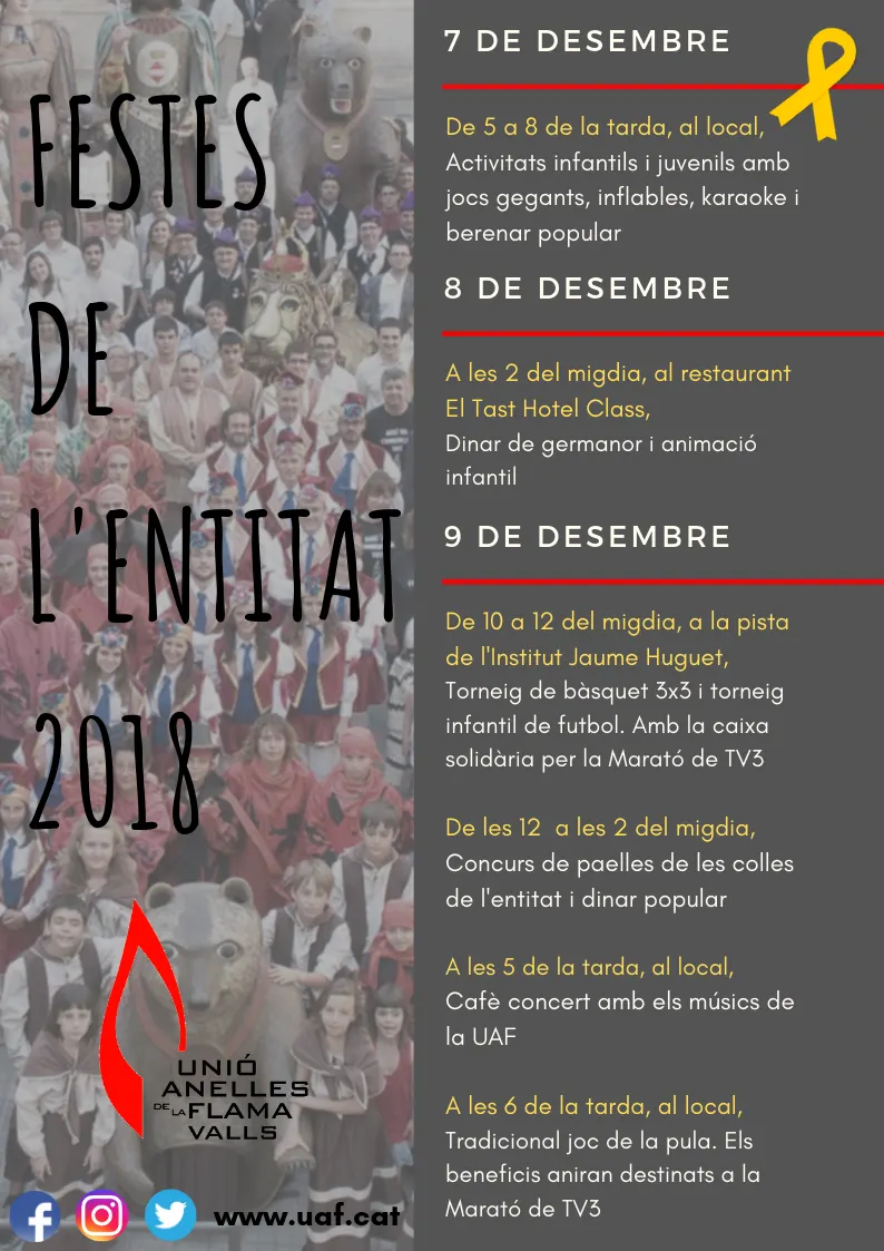 Les festes de la Unió Anelles de la Flama ja són aquí