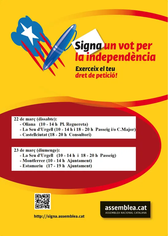 L'Assemblea Nacional d'Oliana i Peramola promou 'Tertúlies de País'