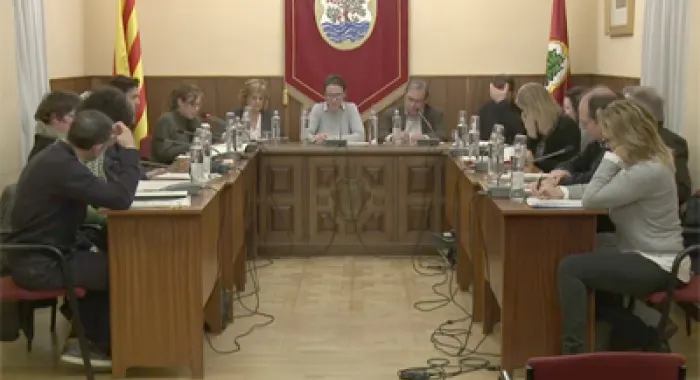 Moment del ple d'ahir