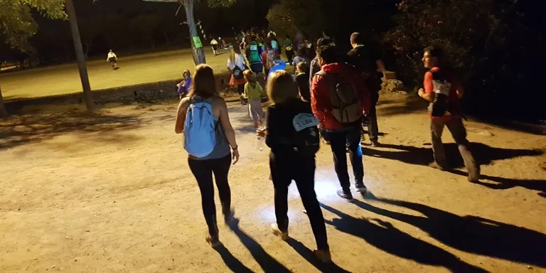 L’11ª caminada nocturna frega els 1200 participants
