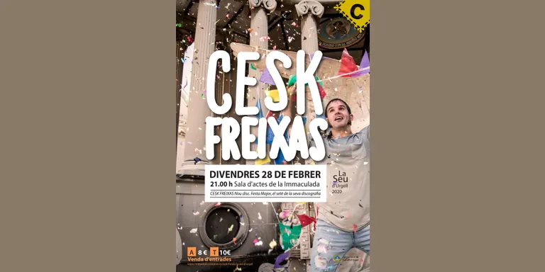 Cesk Freixas presenta a la Seu d'Urgell el disc 'Festa Major'