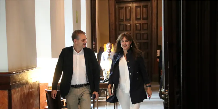 La Mesa del Parlament suspèn Laura Borràs amb els vots d'ERC, PSC i CUP-NCG