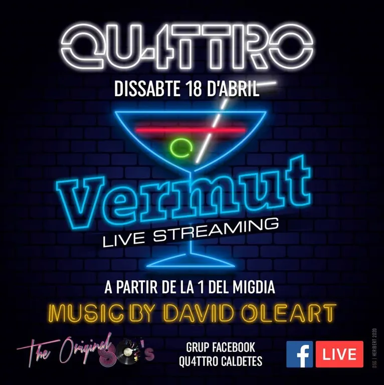 Aquest dissabte, transmissió de la Festa Quattro, amb David Oleart