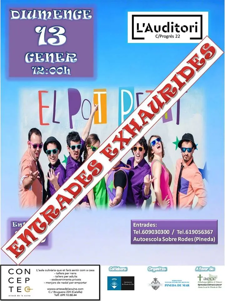 Entrades exhaurides a l'espectacle «El Pot Petit» a benefici de la Lluita contra el Càncer