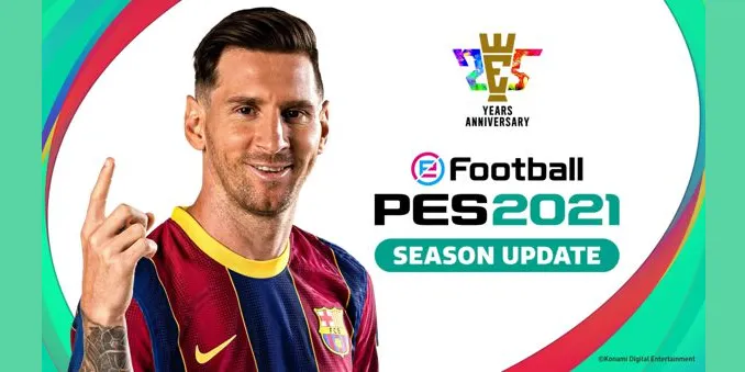 Konami pendent de la possible sortida de Messi del Barça per la portada de PES21