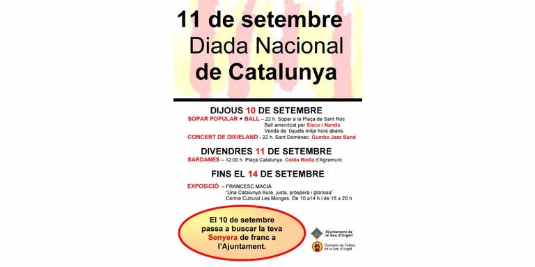 La Seu viu l'Onze de Setembre més actiu dels darrers anys
