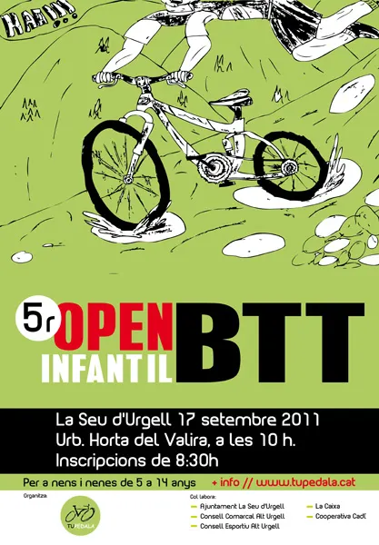 La Seu acollirà aquest dissabte l'Open Infantil BTT Alt Urgell 2011