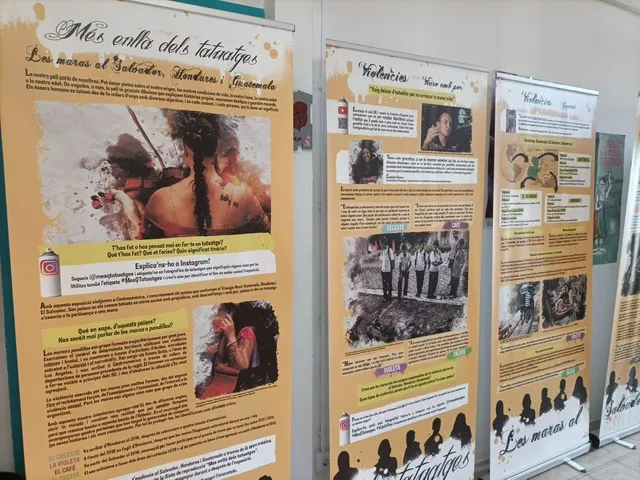 L’Espai Jove El Toc mostra una exposició sobre les ‘maras’, les bandes criminals sud-americanes caracteritzades pels tatuatges