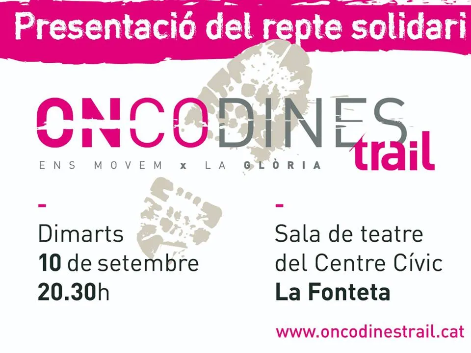 El repte solidari OnCodines Trail va fer aquest dimarts la seva presentació oficial amb la presència de l'Alcalde Isidre Pineda i el Regidor Pep Busquets