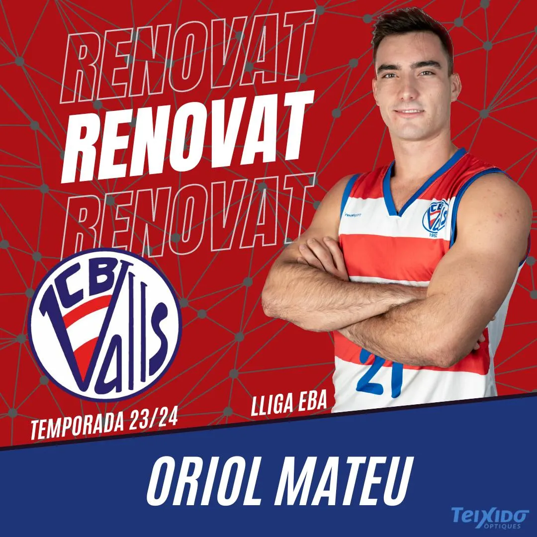 El CB Valls confirma la renovació d’Oriol Mateu