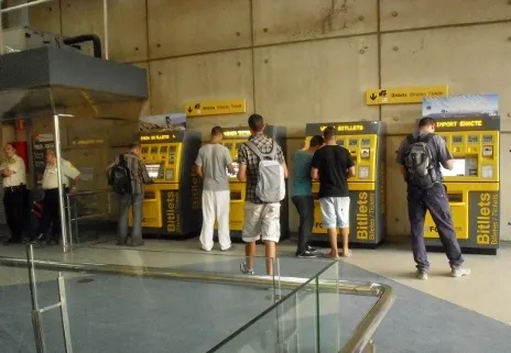 Estació dels FGC a Rubí. Foto: Arxiu