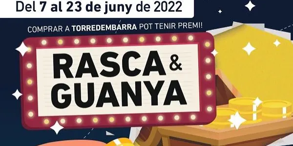 46 establiments comercials s'adhereixen a la campanya 'Rasca i guanya' que repartirà 10.000 euros en premis a Torredembarra