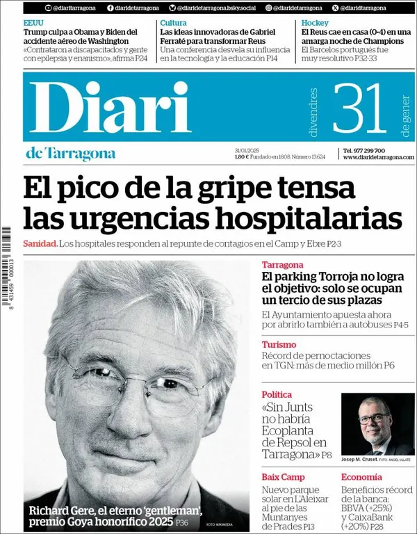 Cop d'ull als diaris d'aquest divendres 31 de gener