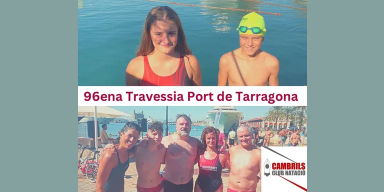 La nedadora Esther Pacheco queda segona a la Travessia del Port de Tarragona