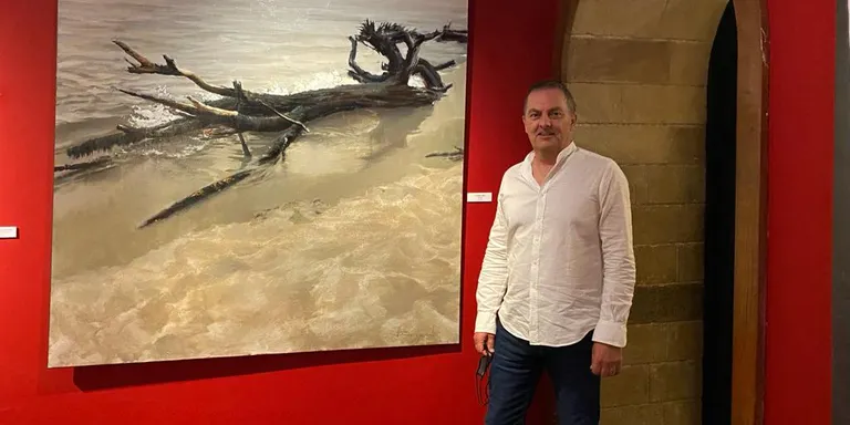 El pintor arenyenc Jordi Torrent ha quedat finalista al Concurs Internacional d’ART Premi AGBAR Ciutat de Barcelona 2021