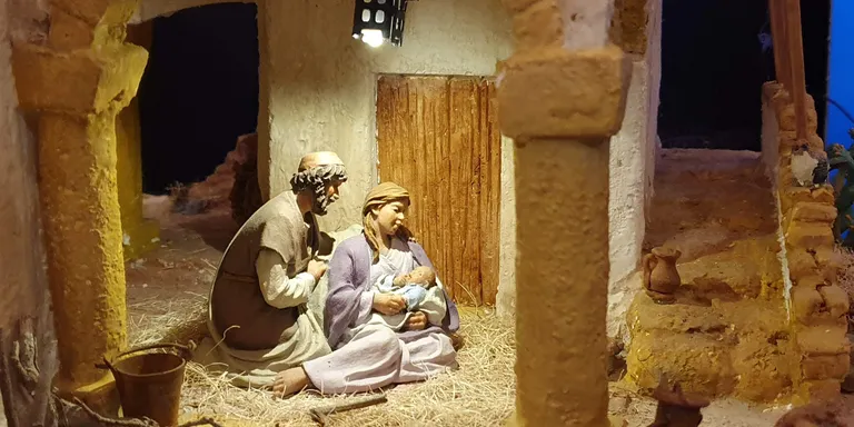 Exposició de pessebres a l'Espai Creatiu de Pineda