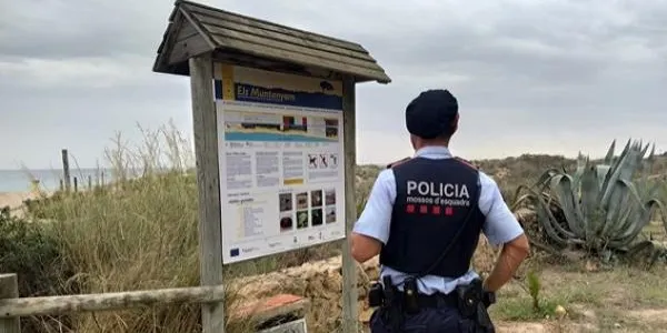 Els Mossos denuncien 6 persones per accedir a les zones restringides de l'Espai d'Interès Natural de les platges de Torredembarra i Creixell, els Muntanyans