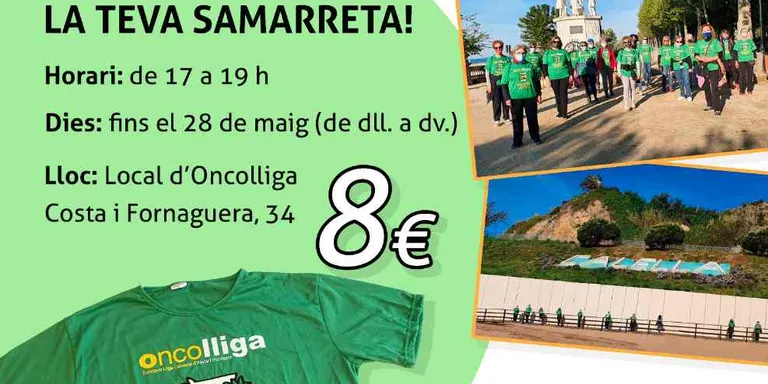 Oncolliga us anima a participar a la 12a Marxa Solidària contra el càncer